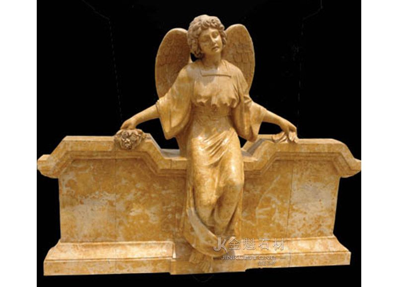 Мраморный ангел надгробный камень кладбище ручной работы