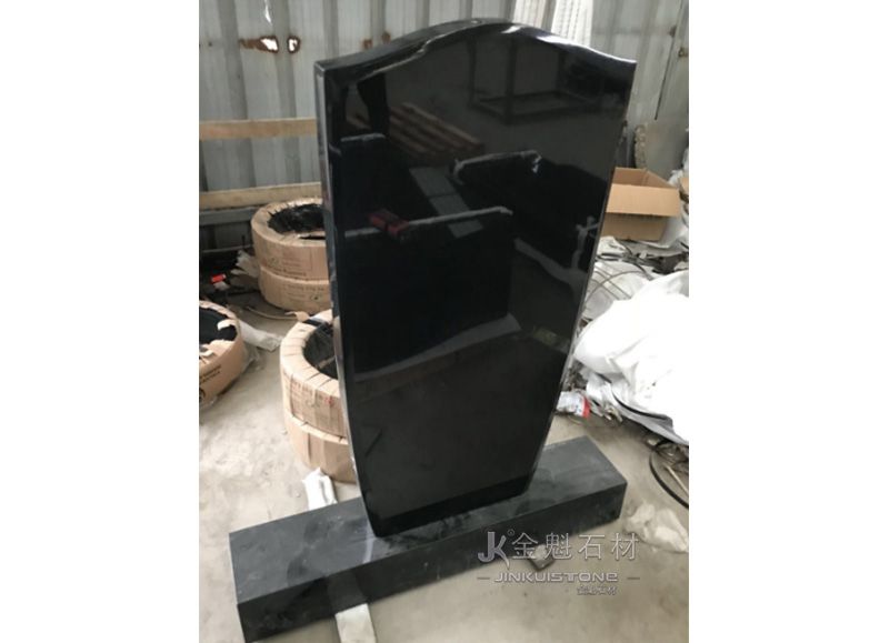 Европейские гранитные надгробия по индивидуальному проекту, изготовленные Shanxi Hei Black