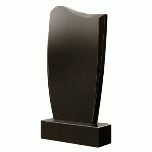 Надгробие из абсолютно черного гранита